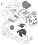 Page A Diagram and Parts List for 425600X8A  Murray Lawn Tractor