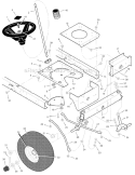 Page G Diagram and Parts List for 425600X8A  Murray Lawn Tractor