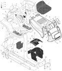 Page A Diagram and Parts List for 425604X18A  Murray Lawn Tractor