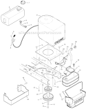 Page D Diagram and Parts List for 425607X52A  Murray Lawn Tractor