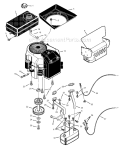 Part Location Diagram of 1001041MA Murray Plenum, Air Intake