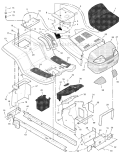 Part Location Diagram of 94150E700MA Murray SEAT DECK LARGE