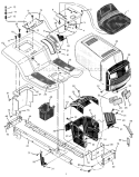 Part Location Diagram of 1001285E700MA Murray Deck, Seat