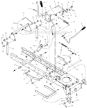 Page F Diagram and Parts List for 425618X48A  Murray Lawn Tractor