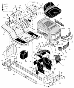 Part Location Diagram of 094186E700 Murray Plate, Rear