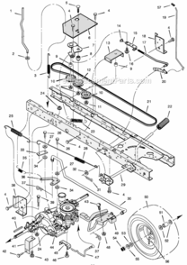 Part Location Diagram of 726355BMYP Murray Bracket, Idler Pivot