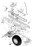 Page B Diagram and Parts List for 425622X50B-SW  Murray Lawn Tractor