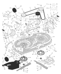 Page E Diagram and Parts List for 425622X50B-SW  Murray Lawn Tractor