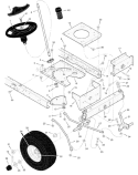 Page G Diagram and Parts List for 425622X50B-SW  Murray Lawn Tractor