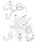 Page E Diagram and Parts List for 425622X50C  Murray Lawn Tractor