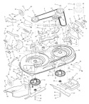Page F Diagram and Parts List for 425622X50C  Murray Lawn Tractor