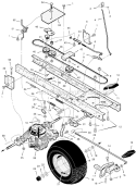 Page A Diagram and Parts List for 425638X692A  Murray Lawn Tractor