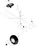 Page J Diagram and Parts List for 425638X692A  Murray Lawn Tractor