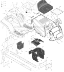 Page A Diagram and Parts List for 425640X50B-SW  Murray Lawn Tractor