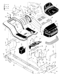 Part Location Diagram of F-97832 Murray Book, Instruction