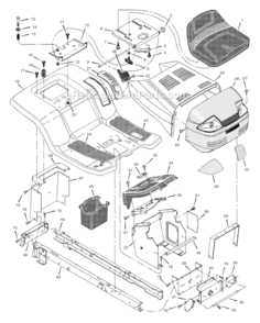 Part Location Diagram of 095082E701 Murray DISCONTINUED
