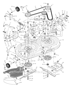 Part Location Diagram of 690212E701 Murray DISCONTINUED