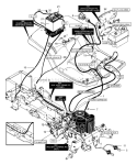 Part Location Diagram of 94780MA Murray WIRE HARNESS HEADLI