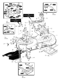 Part Location Diagram of 94189-821MA Murray Blade Housing Assembly