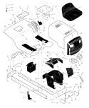 Part Location Diagram of 094150E276 Murray Deck, Seat