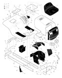 Part Location Diagram of 094322E540 Murray Hood