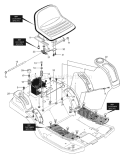 Part Location Diagram of 94628-860MA Murray Seat Deck