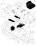 Part Location Diagram of F-98823 Murray Parts List