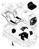 Part Location Diagram of 94322E549MA Murray Hood