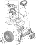 Part Location Diagram of 91716E700 Murray Sector Bracket