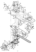 Part Location Diagram of 91713E700 Murray Bracket, Lever Support