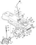 Part Location Diagram of 91917E701 Murray Lever Assembly, Switch