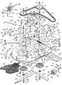 Part Location Diagram of 690221E700 Murray Bracket, Pulley Cover