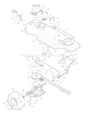 Page D Diagram and Parts List for 42830B  Murray Lawn Tractor