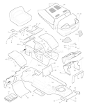 Page A Diagram and Parts List for 42910A  Murray Lawn Tractor