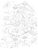 Part Location Diagram of 403354 Murray Complete Mower Housing Assembly