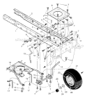 Page E Diagram and Parts List for 461000X8A  Murray Lawn Tractor