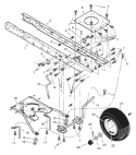 Page E Diagram and Parts List for 461004X92A  Murray Lawn Tractor