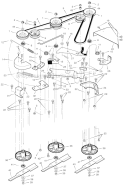 Page A Diagram and Parts List for 461005X68A  Murray Lawn Tractor