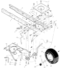 Page E Diagram and Parts List for 461005X68A  Murray Lawn Tractor