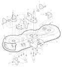 Page H Diagram and Parts List for 461005X68A  Murray Lawn Tractor