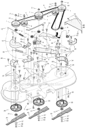 Page A Diagram and Parts List for 461008X692A  Murray Lawn Tractor