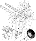 Page E Diagram and Parts List for 461008X692A  Murray Lawn Tractor