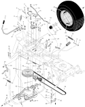 Page G Diagram and Parts List for 461008X692A  Murray Lawn Tractor