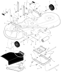 Page I Diagram and Parts List for 461008X692A  Murray Lawn Tractor