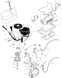Page C Diagram and Parts List for 461008X92A  Murray Lawn Tractor