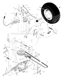 Page G Diagram and Parts List for 461008X92A  Murray Lawn Tractor