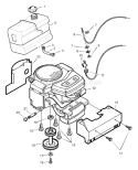 Part Location Diagram of 093078E700MA Murray Baffle, Rear Engine