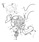 Part Location Diagram of 093078E700 Murray Baffle-Rear Heat
