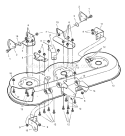 Part Location Diagram of 690204E700 Murray Housing-Blade