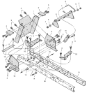 Part Location Diagram of 690094E701MA Murray Frame, Rear Hitch